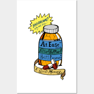 Radiohead - Fitter Happier - Pill Bottle Posters and Art